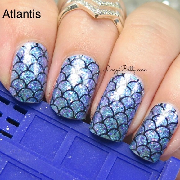 *Retired* Color Street: Atlantis | Mermaidcore Blue Purple Summer Beach Tropical - Picture 10 of 14